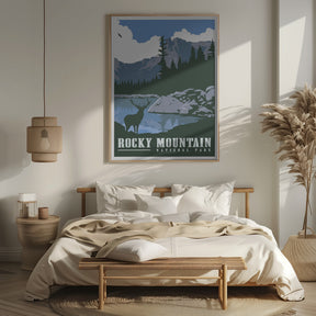 Rocky Mountain National Park Travel Print Poster