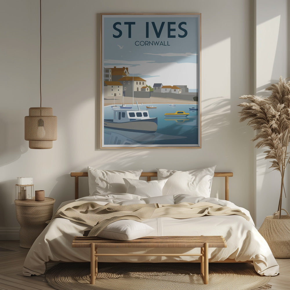 St Ives Travel Print Poster