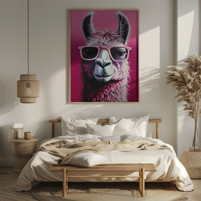 Pink Lama Poster