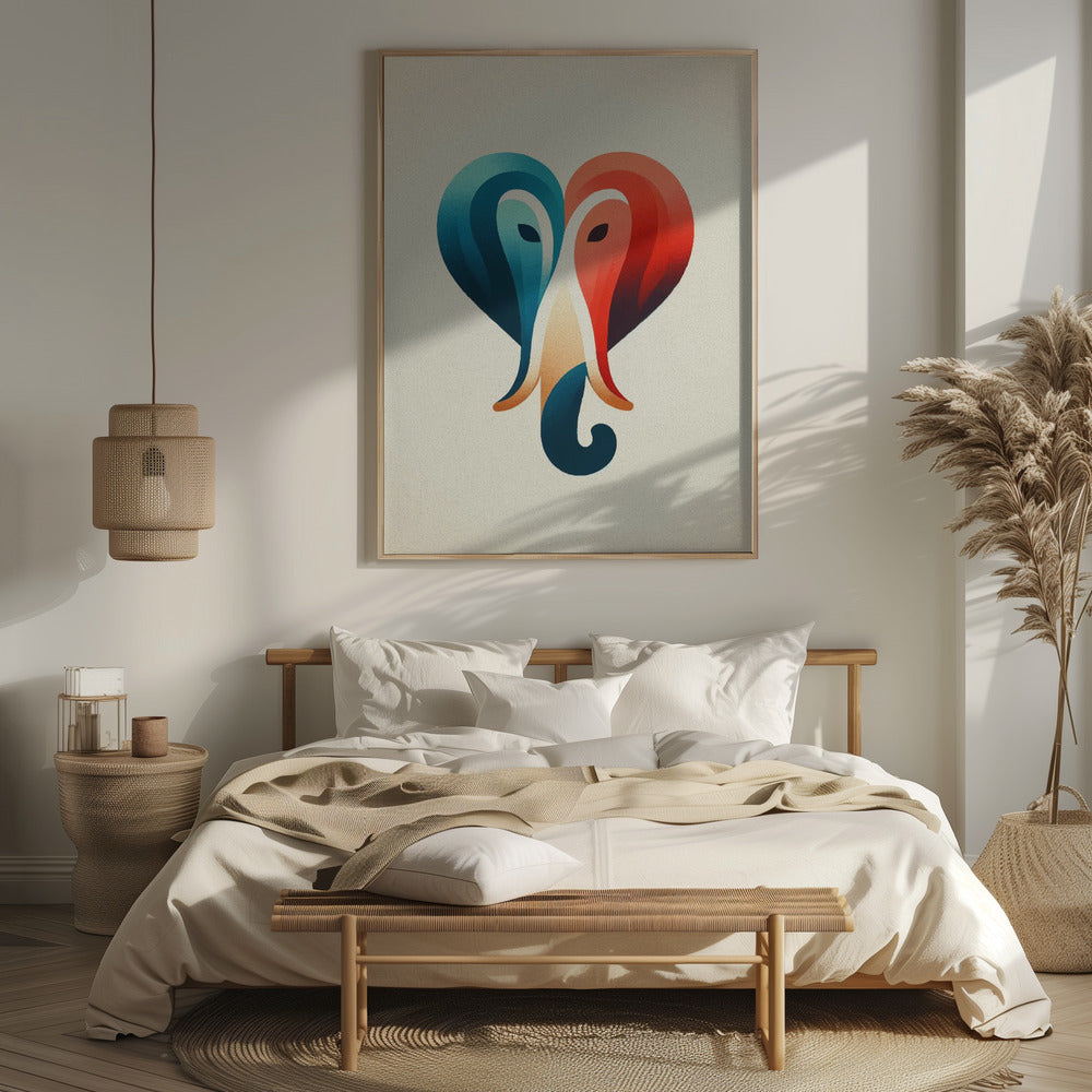 Elephant heart Poster