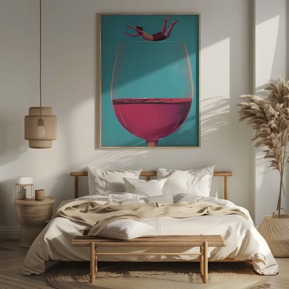 Wine Dive Poster