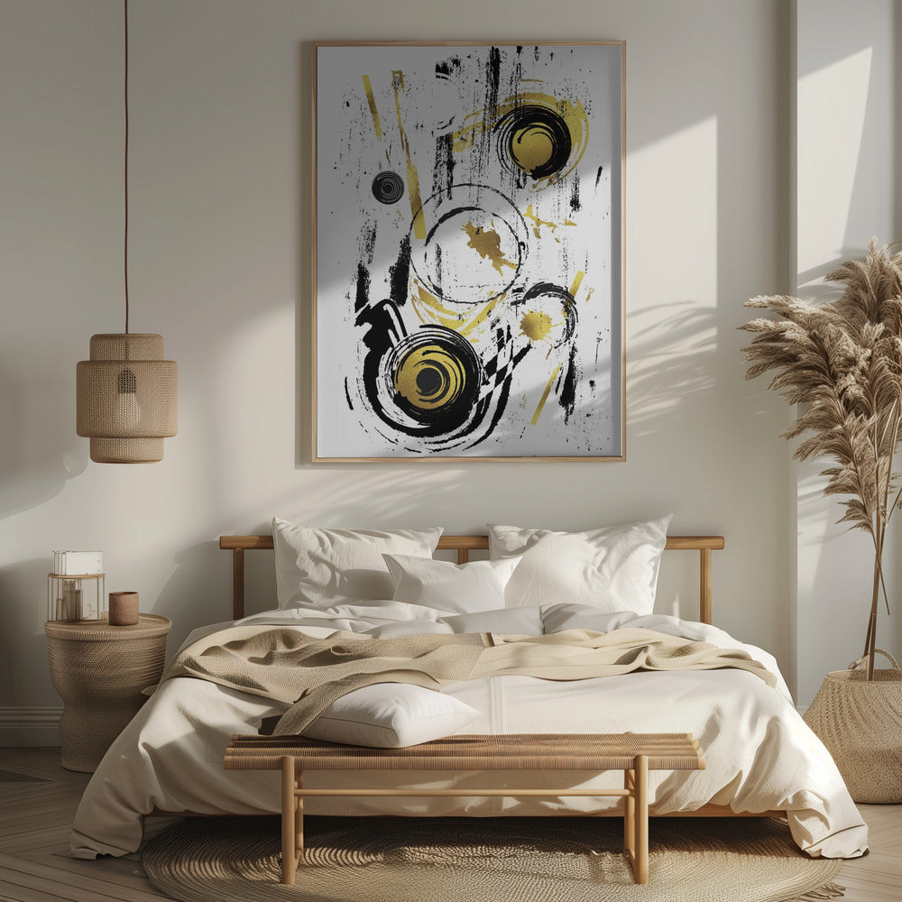 ABSTRACT ART Dynamic Game Poster