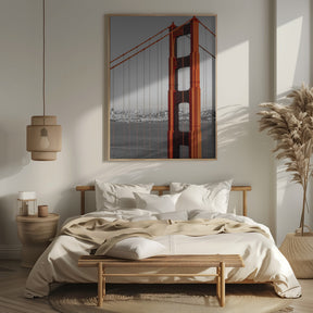 Golden Gate Bridge in Detail Poster