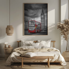 LONDON Streetscene Poster