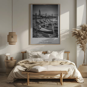 In focus: VENICE Grand Canal and St Mark&#039;s Campanile Poster