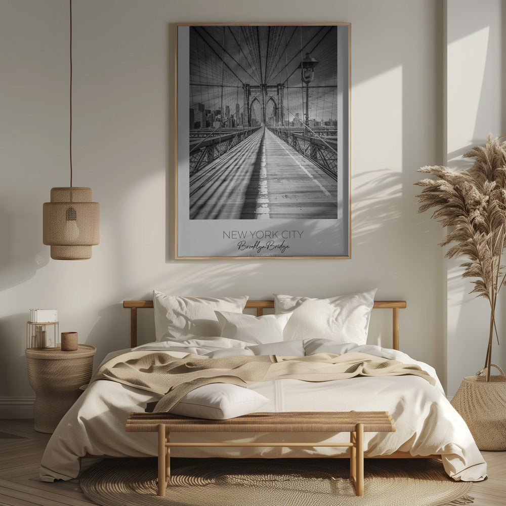 In focus: NEW YORK CITY Brooklyn Bridge Poster