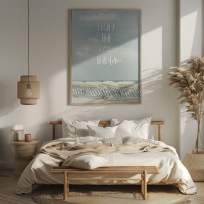 Enjoy the little things | Beachscape Poster