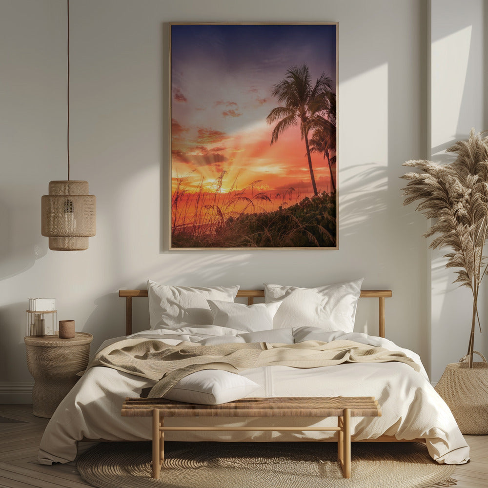 BONITA BEACH Picturesque Sunset Poster