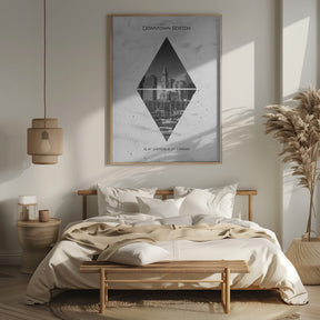 Coordinates BOSTON Downtown Poster