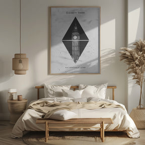 Coordinates LONDON Elizabeth Tower Poster