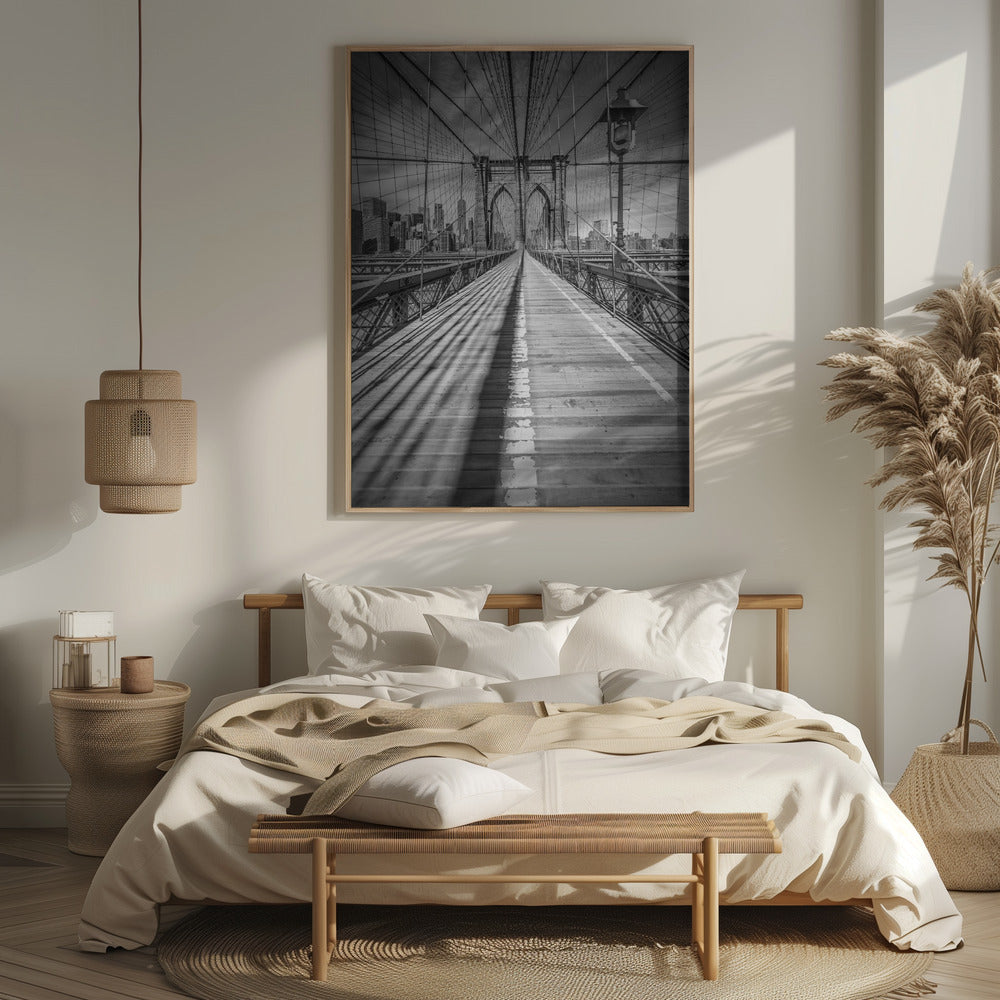 NEW YORK CITY Brooklyn Bridge Poster