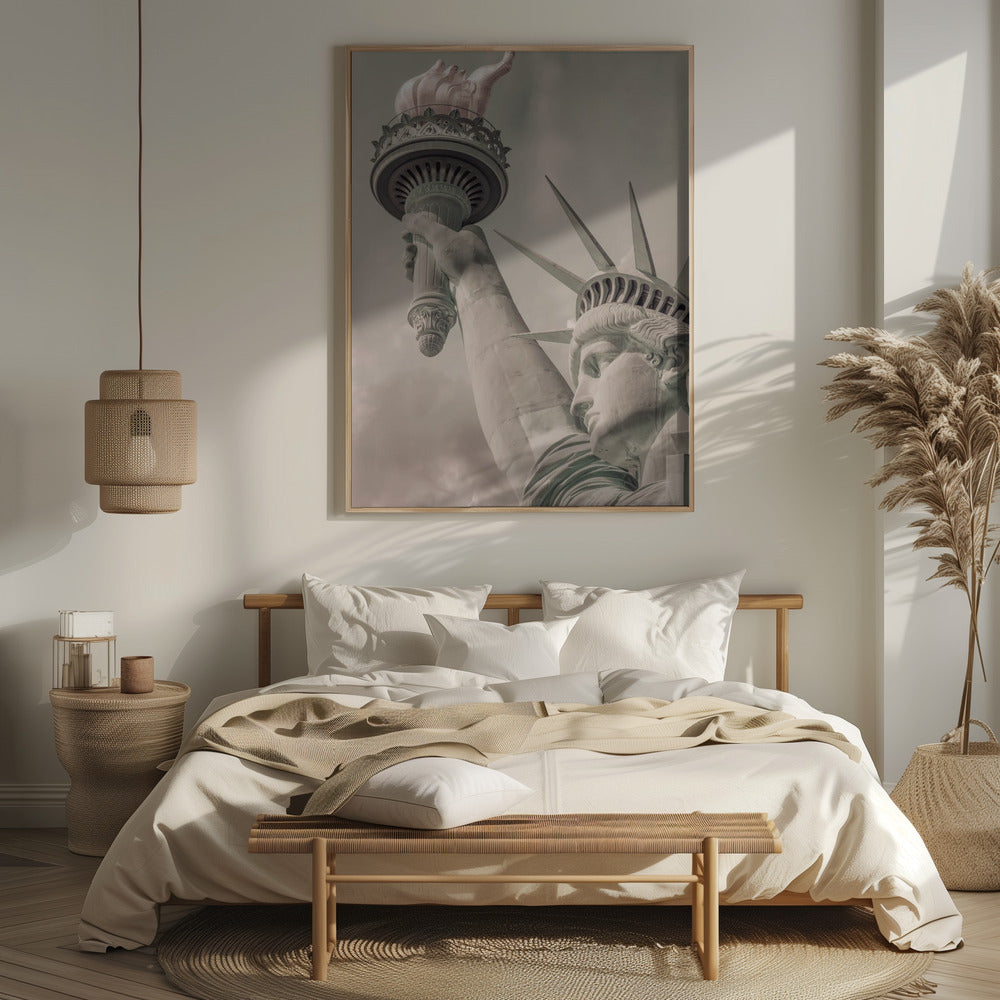 NEW YORK CITY Statue of Liberty | urban vintage style Poster