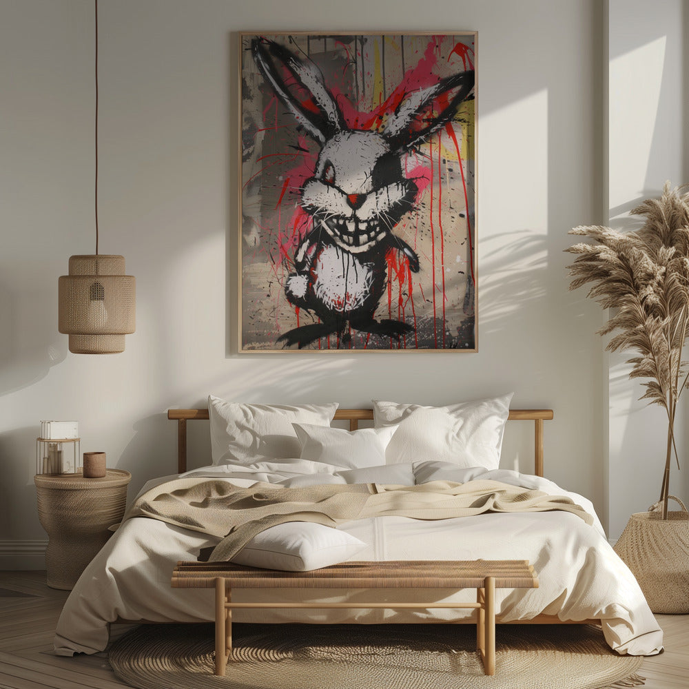 Scary Bunny Poster