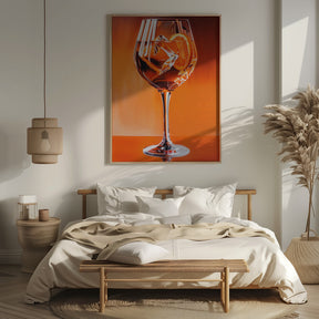 Aperol Spritz Orange Poster