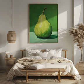 Green Pear Poster