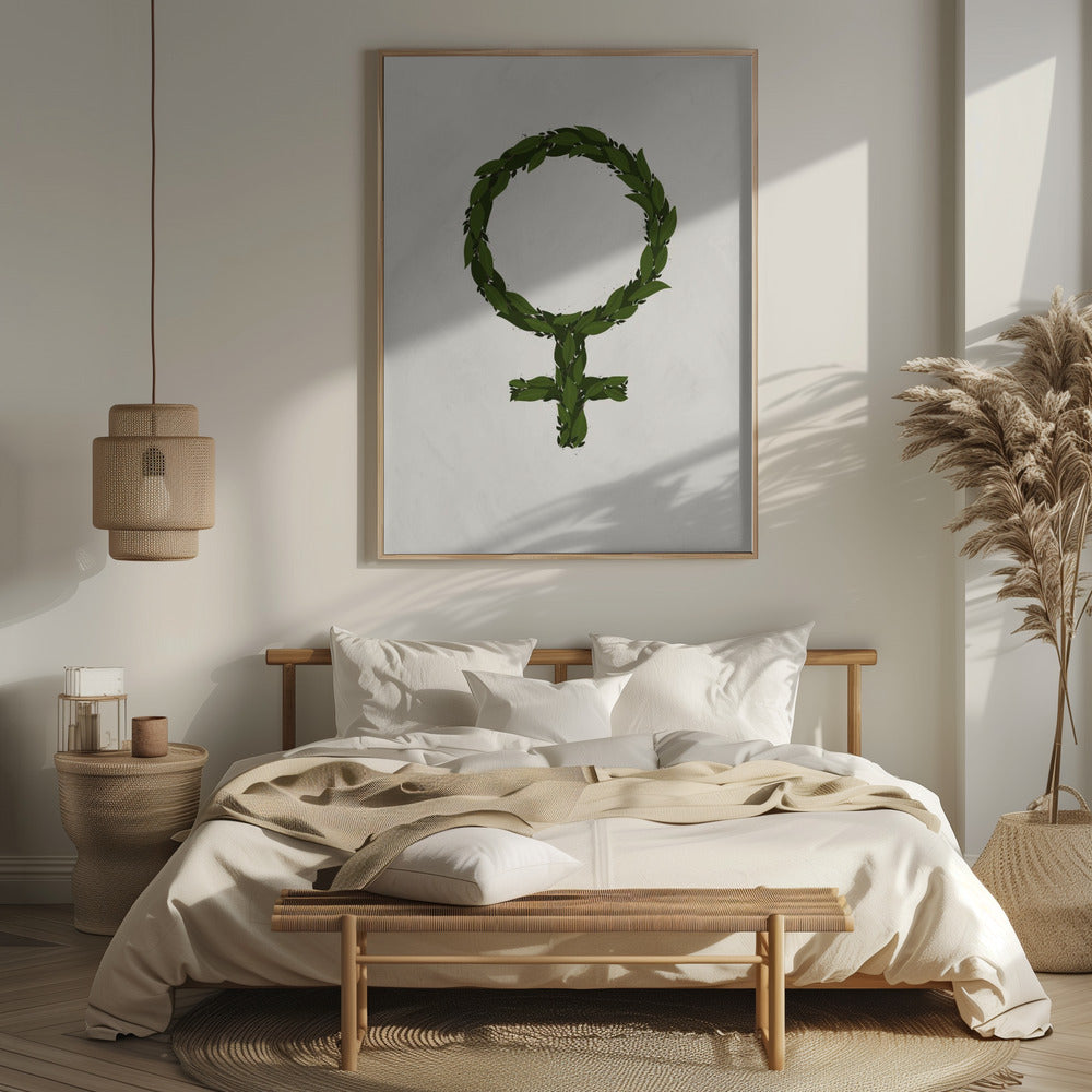 Feminism White Poster