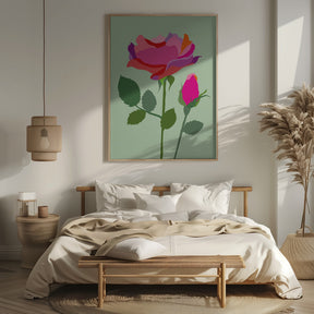 Popart Rose I Poster