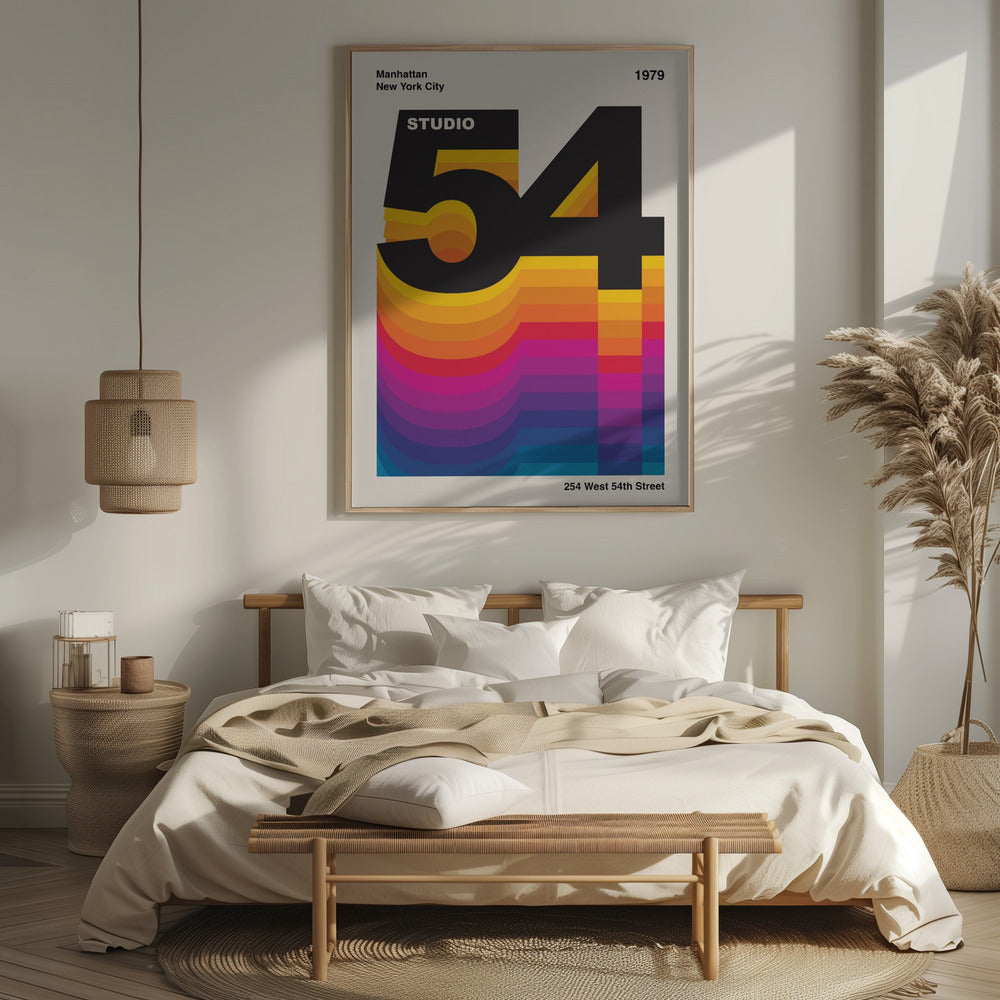 Studio 54 Retro Design Poster