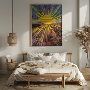 Sunrise In the Desert Poster