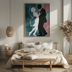 Elegant Couple Dancing Poster