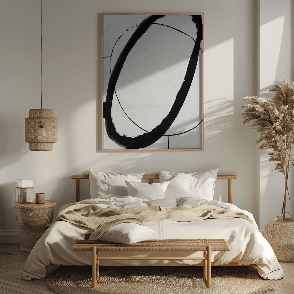 Black Strokes No 11 Poster