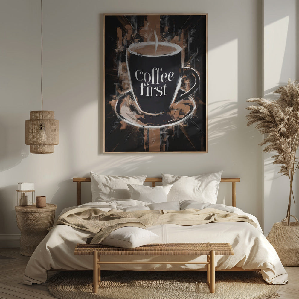 Coffee First Poster