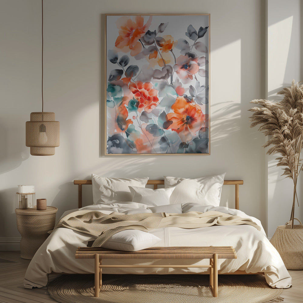 Watercolor Floral No. 2 Poster