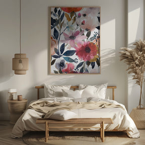 Watercolor Floral No. 5 Poster