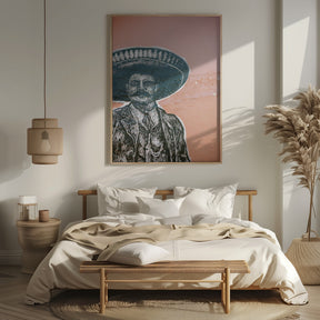 Mexican wall art in Oaxaca Poster