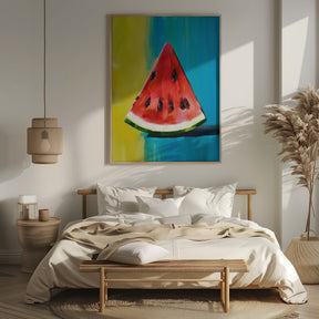 Watermelon Slice Poster