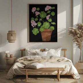 Pink Geranium Poster