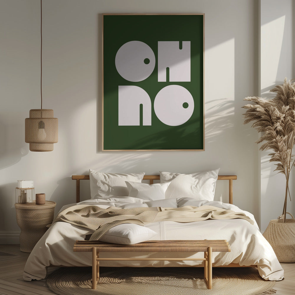 Oh No Green.psdratio 3x4 Print By Bohonewart Poster