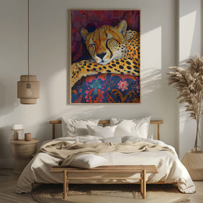 Resting Cheetah Poster