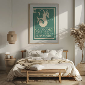 Capricorn Zodiac Poster Poster