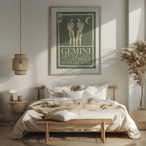 Gemini Zodiac Poster Poster