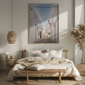 The White town of Vejer de La Frontera Poster