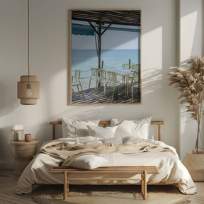 Oceanside View in Morocco Poster