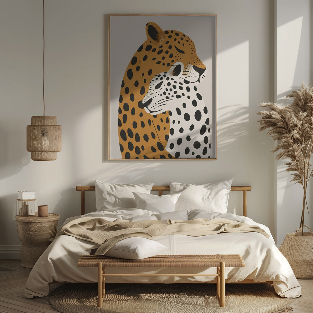 Leopard Mom Poster