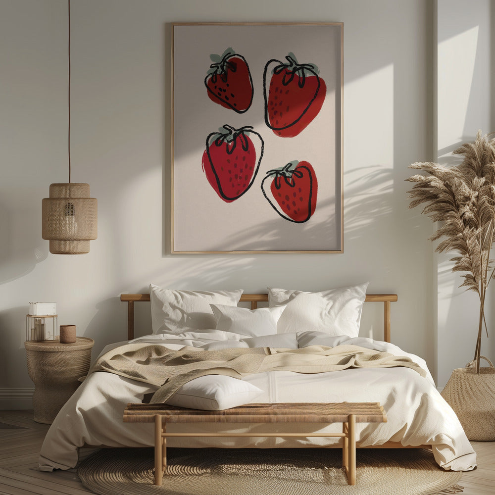 Strawberries Poster