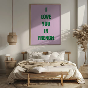 Frenchlovegreen Ratioiso Poster