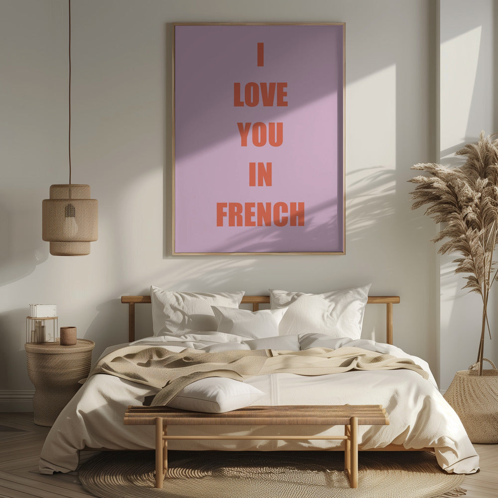 Frenchloveorange Ratioiso Poster