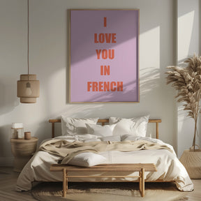 Frenchloveorange Ratioiso Poster