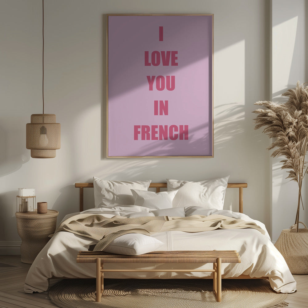 Frenchlovepink Ratioiso Poster