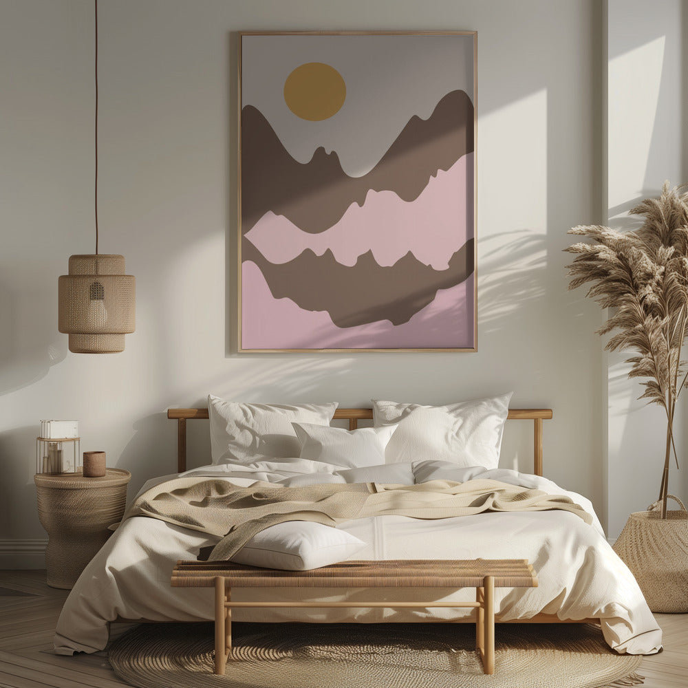 Abstractsunset Ratioiso Poster