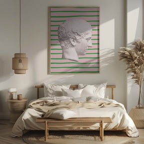 Ancientstatuestripes Ratio2x3 Poster