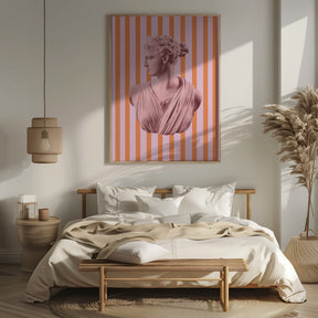 Artemispinkorangestripes Ratio2x3 Poster