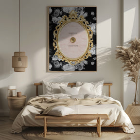 Champagnedarkfloral Ratio2x3 Poster