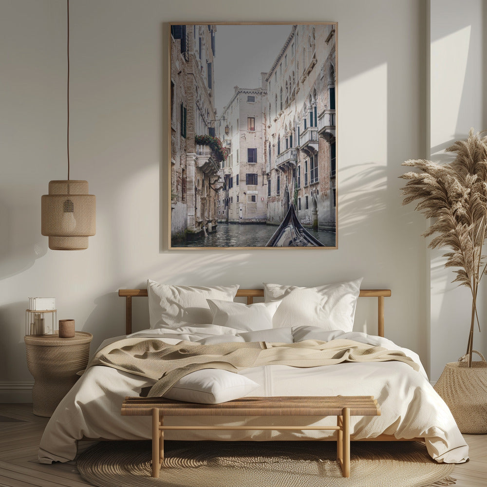 Venice Gondols and Houses