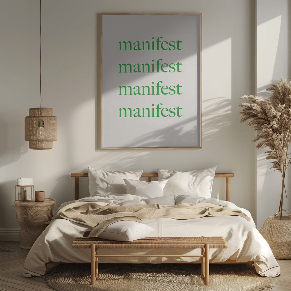 Manifestgreenbeige Ratio2x3 Poster