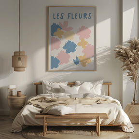 Lesfleursblue Ratio2x3 Poster